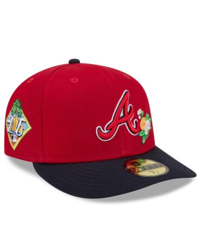 New Era Men's Red/Navy Atlanta Braves 2026 Spring Training 59FIFTY Fitted Hat