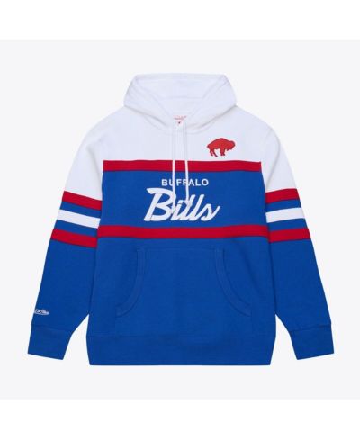 Mitchell & Ness Мужское худи Buffalo Bills Head Coach, королевский синий
