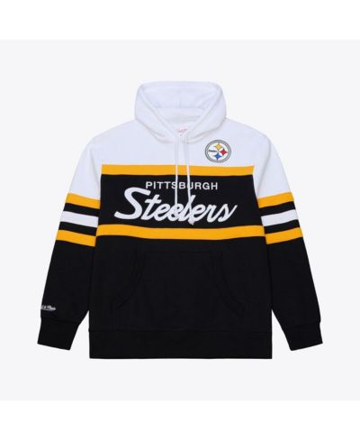 Мужское черное худи Mitchell & Ness Pittsburgh Steelers Head Coach