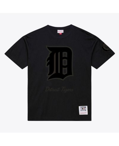 Мужская футболка Mitchell & Ness Detroit Tigers Cooperstown Collection Phantom, черная