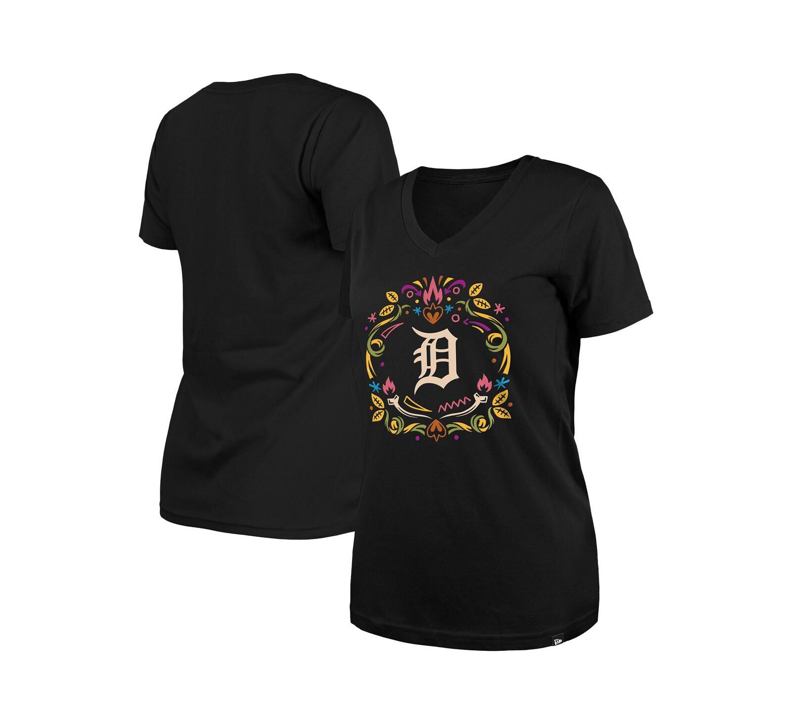 New Era Женская футболка New Era Detroit Tigers Día De Los Muertos