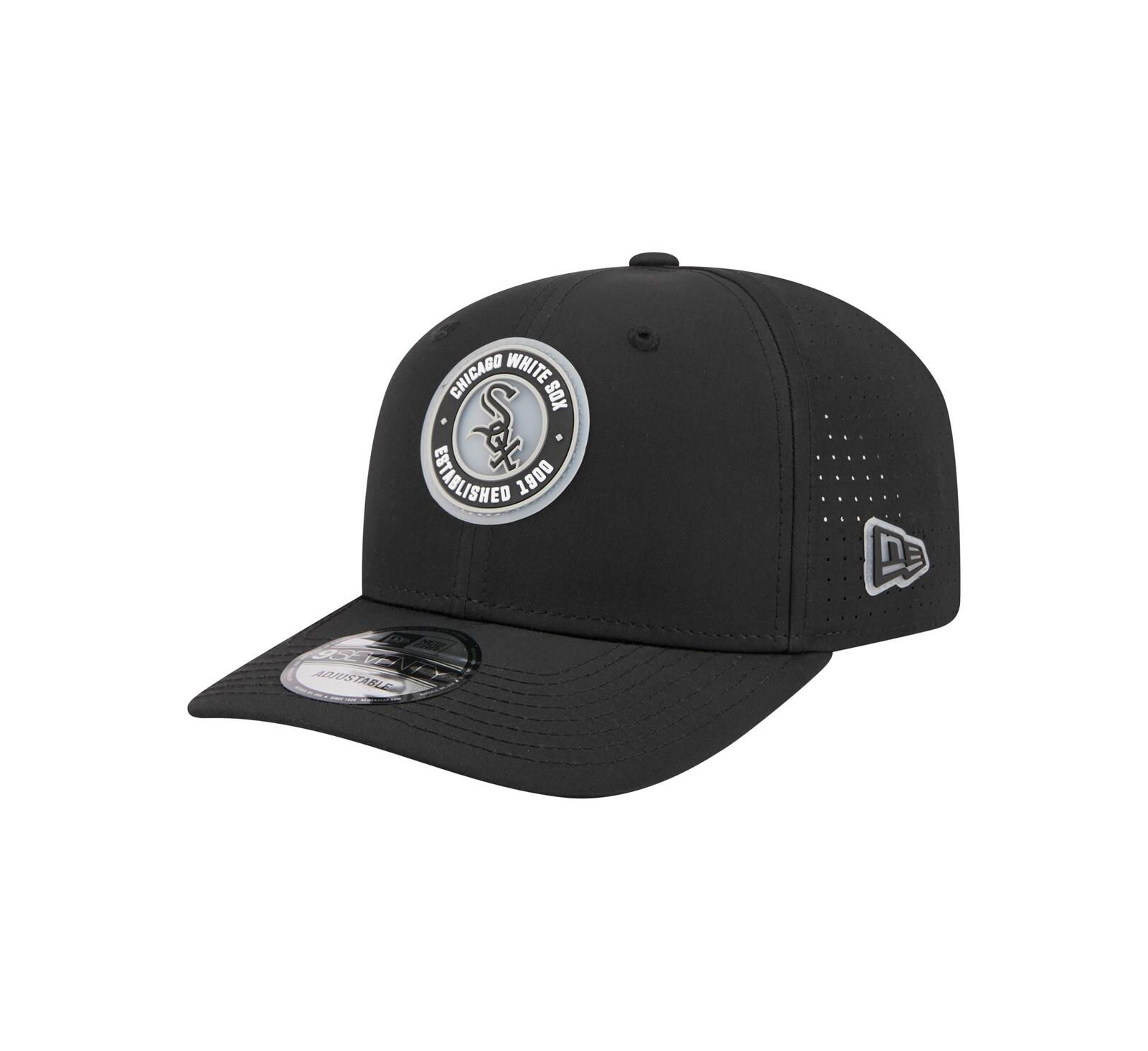 Мужская регулируемая кепка New Era Chicago White Sox Circle 9SEVENTY, черная