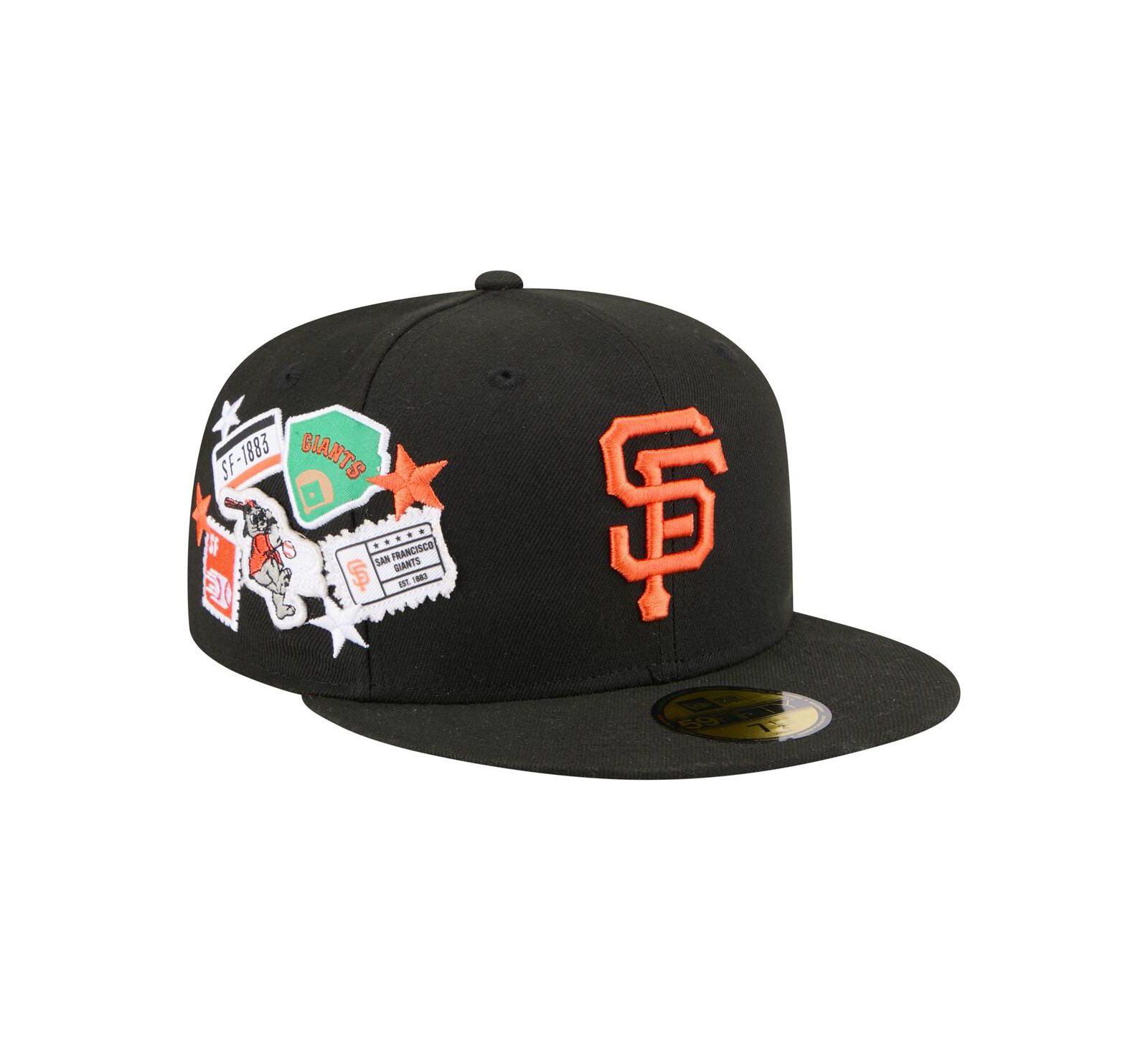 New Era Men's Black San Francisco Giants City Patch 59FIFTY Fitted Hat