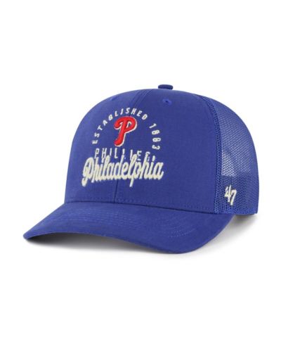 Мужская кепка '47 Brand Philadelphia Phillies Pitstop Trucker Adjustable, королевский синий
