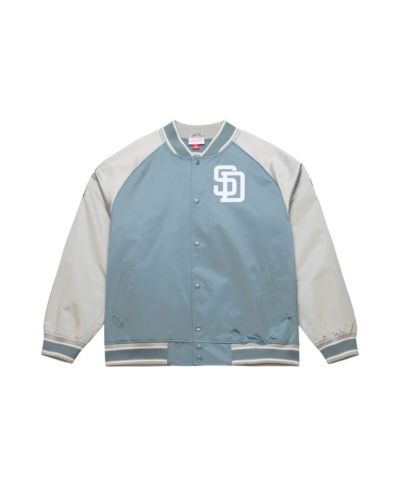 Мужская атласная куртка Mitchell Ness San Diego Padres Lightweight Full-Snap