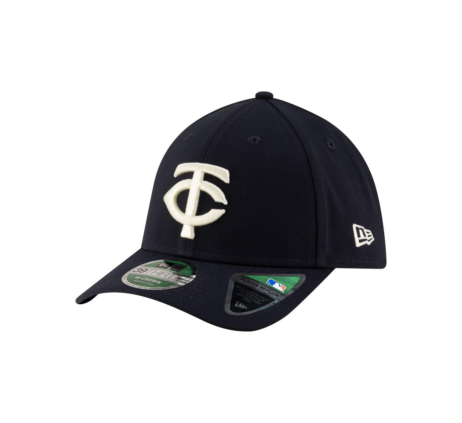 Мужская кепка New Era Minnesota Twins Alternate Player Replica 39THIRTY M-Crown Flex, Navy