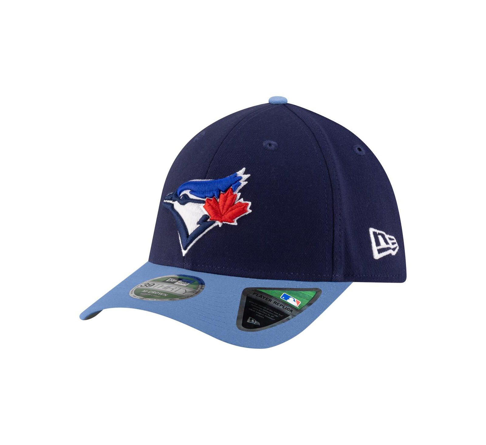 New Era Мужская кепка Toronto Blue Jays Alternate Player Replica 39THIRTY M-Crown Flex Navy