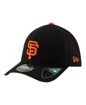 Мужская кепка New Era Black San Francisco Giants Player Replica 39THIRTY M-Crown Flex
