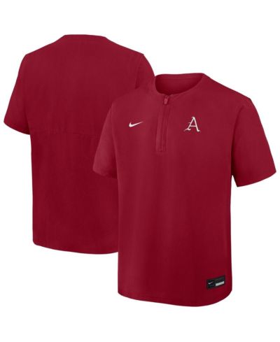 Мужская ветровка Nike Cardinal Arkansas Razorbacks Dri-FIT Quarter-Zip Windshirt