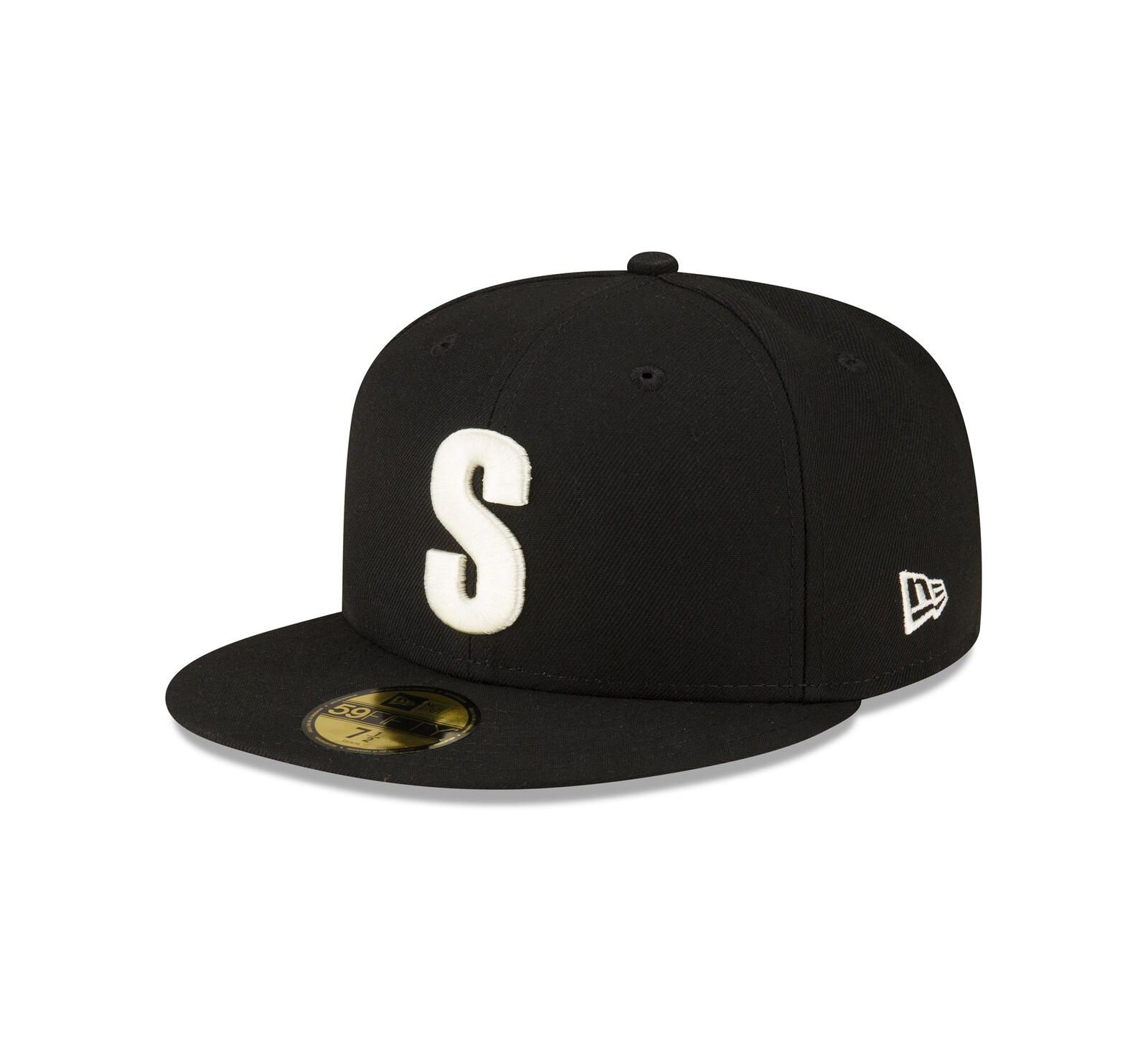 New Era Men's Black Seattle Mariners Authentic Collection 59FIFTY Fitted Hat