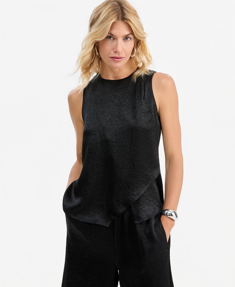 I.N.C. International Concepts Women's Sleeveless Satin Blouse, Macy's Exclusive