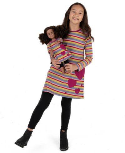 Rainbow stripes pink