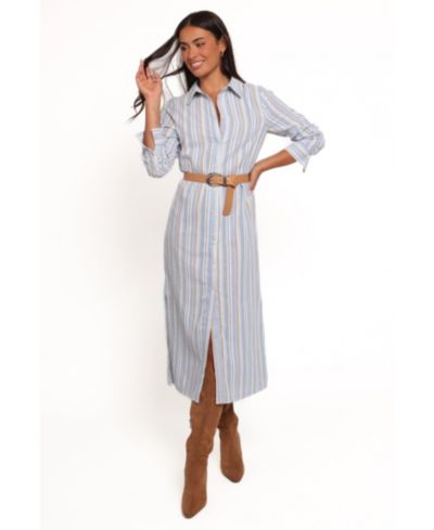 Petal and Pup Women's Caprice Long Sleeve Button Down Maxi Dress