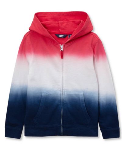 Red/white/blue dip dye