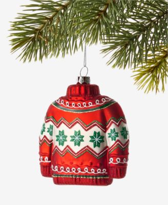 Holiday Lane Christmas Cheer Sweater Ornament, Macy's Exclusive