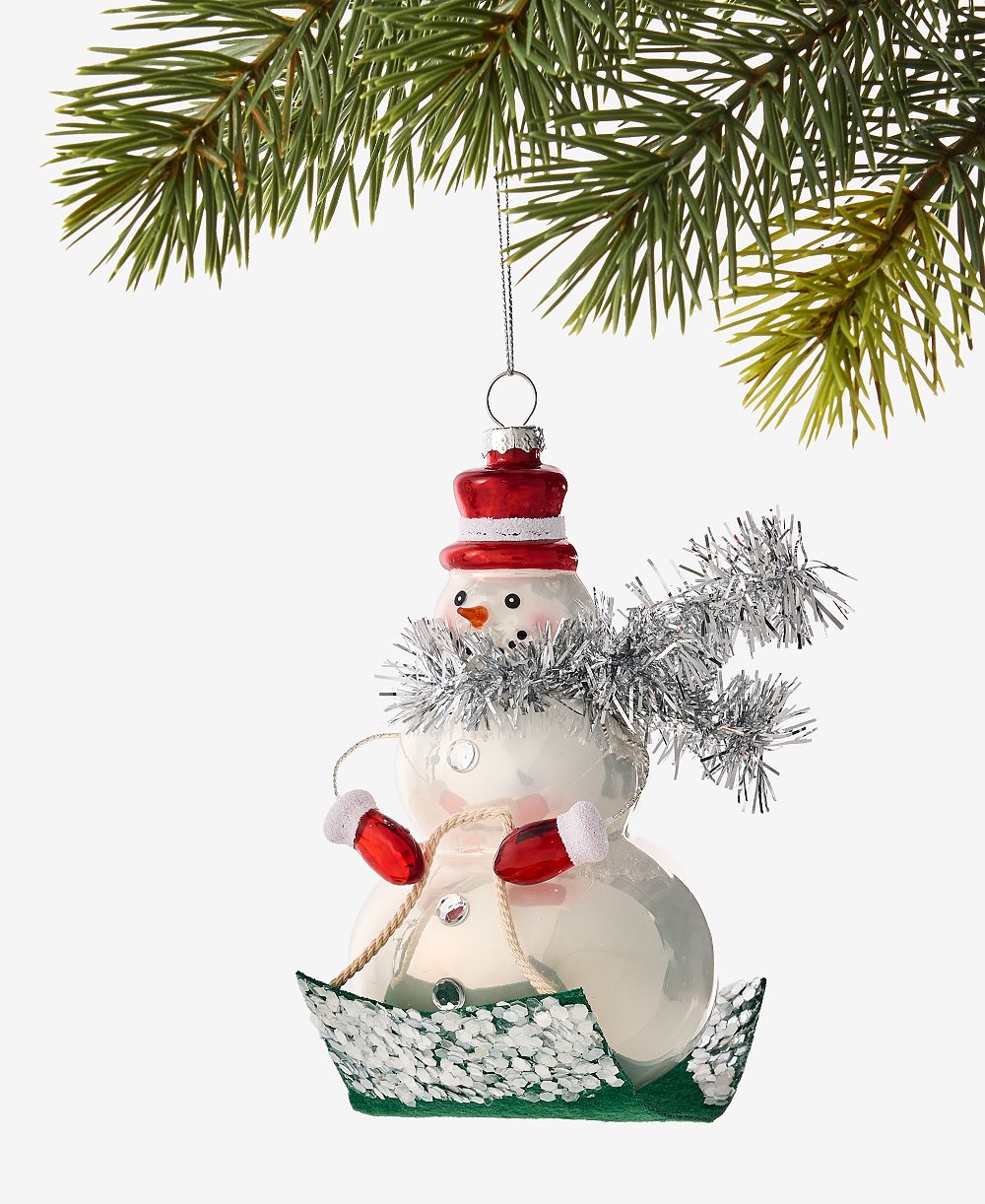 Украшение Holiday Lane Christmas Cheer Snowman Ornament, эксклюзив Macy's