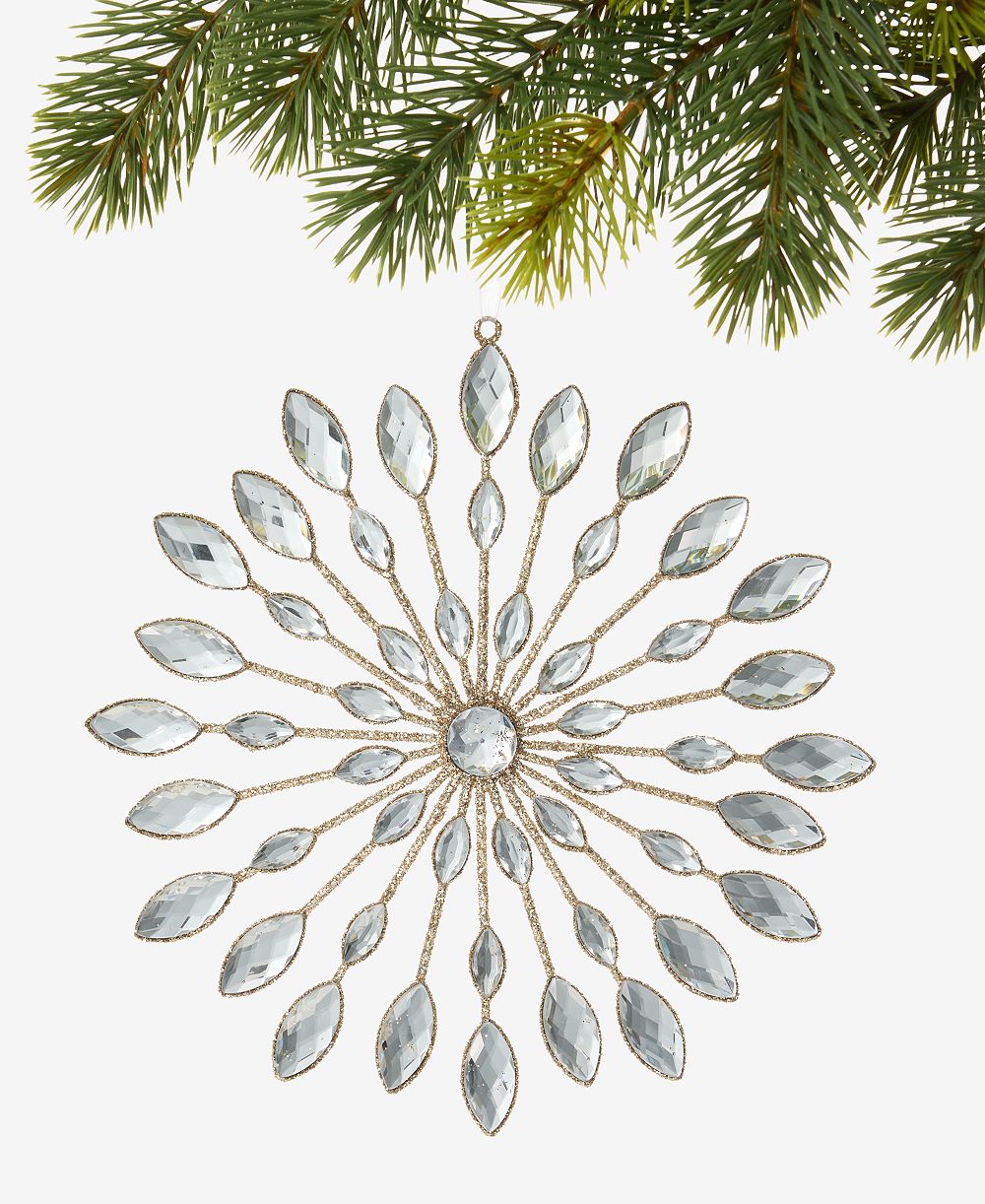 Елочная игрушка Holiday Lane Jeweled Classics в виде снежинки, эксклюзив Macy's