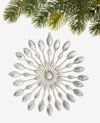 Елочная игрушка Holiday Lane Jeweled Classics в виде снежинки, эксклюзив Macy's