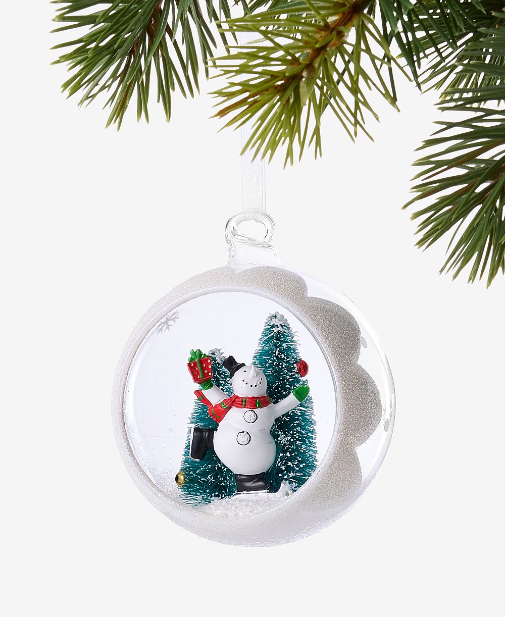 Holiday Lane Елочное украшение Снеговик Christmas Cheer