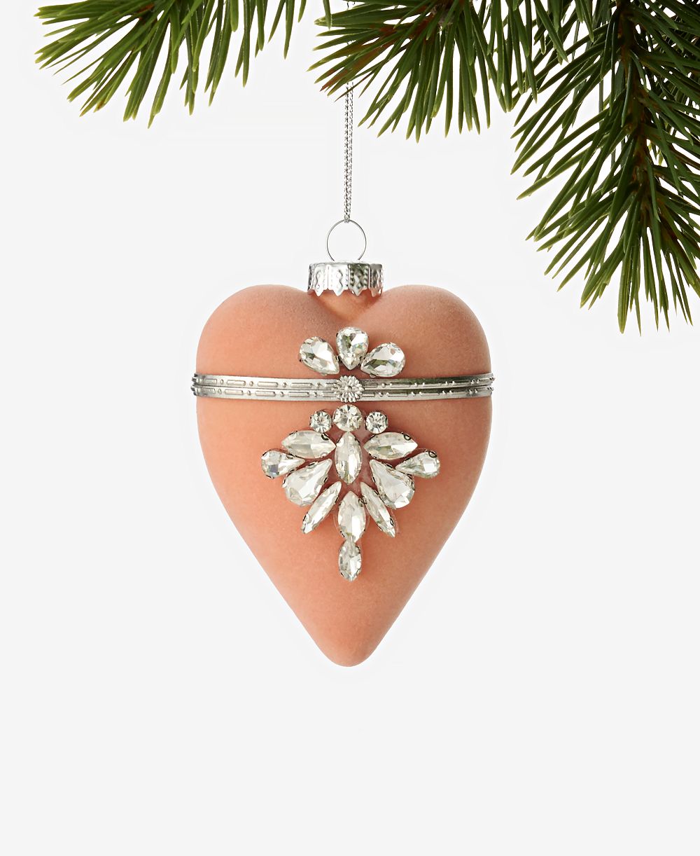 Рождественский украшение Holiday Lane Jeweled Classics в форме сердца, эксклюзив Macy's