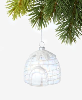 Holiday Lane орнамент ледяной домик Iced Delight, эксклюзив Macy's