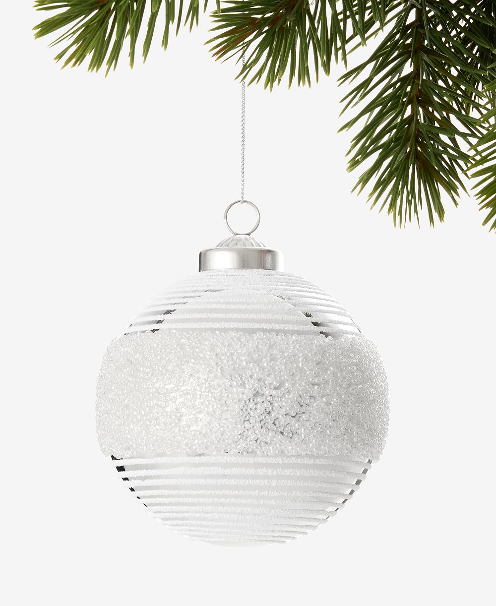 Елочная игрушка Holiday Lane «Iced Delight» в форме шара, эксклюзив Macy's