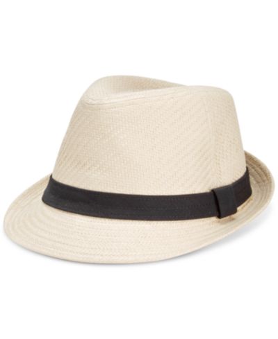 Шляпа-федора Levi's Men's Classic Flat Brim из соломы и хлопка