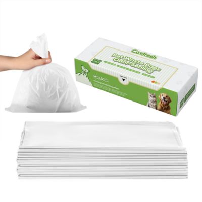 Мешки для уборки за собакой Covfresh Odor Blocking, L-220 шт. с диспенсером