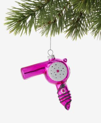 Holiday Lane Beauty Boom Hair Dryer Ornament, Macy's Exclusive