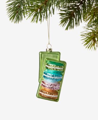 Holiday Lane Foodie & Spirits украшение в виде макарона, эксклюзив Macy's