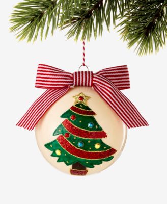 Holiday Lane Christmas Cheer 2026 Ball Ornament, Macy's Exclusive