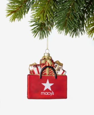 Holiday Lane рождественский шар-украшение в виде подарочного пакета Macy's, эксклюзив Macy's