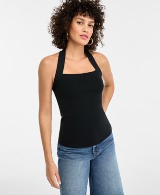 I.N.C. International Concepts Women's Halter Sweater Tank, Macy's Exclusive
