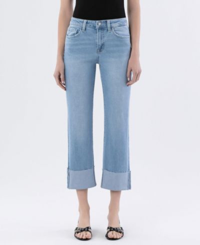 Vervet Женские джинсы High Rise Cuffed Straight
