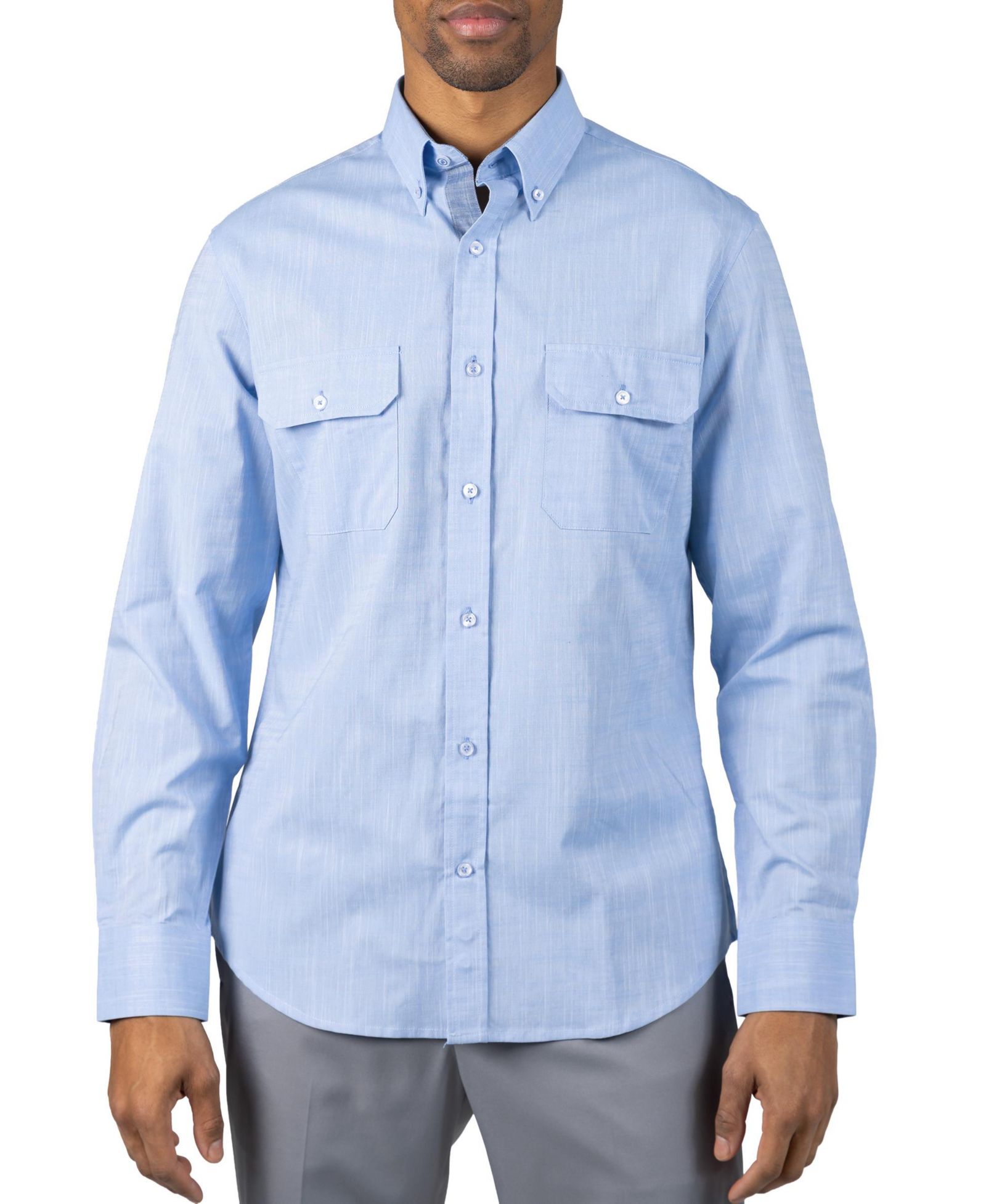Мужская рубашка Tailorbyrd Signature Chambray, с длинным рукавом