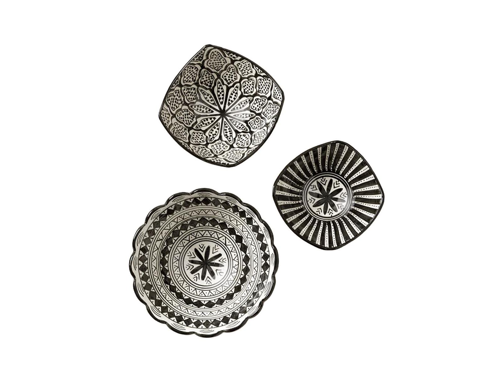Набор из 3 мисок Verve Culture Ceramic Safi