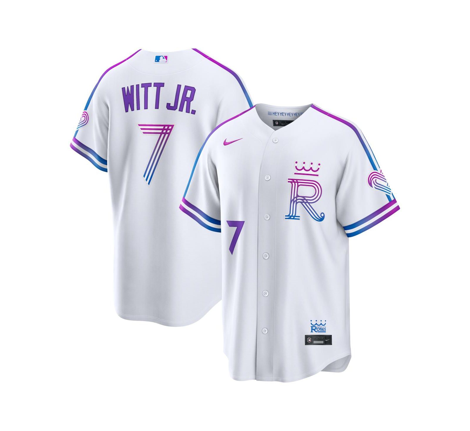 Джерси Nike Bobby Witt Jr. White Kansas City Royals 2026 City Connect Stadium Мужской
