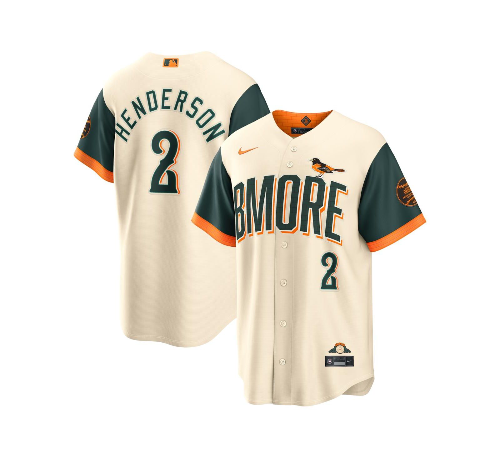 Мужская джерси Nike Gunnar Henderson Baltimore Orioles 2026 City Connect Stadium