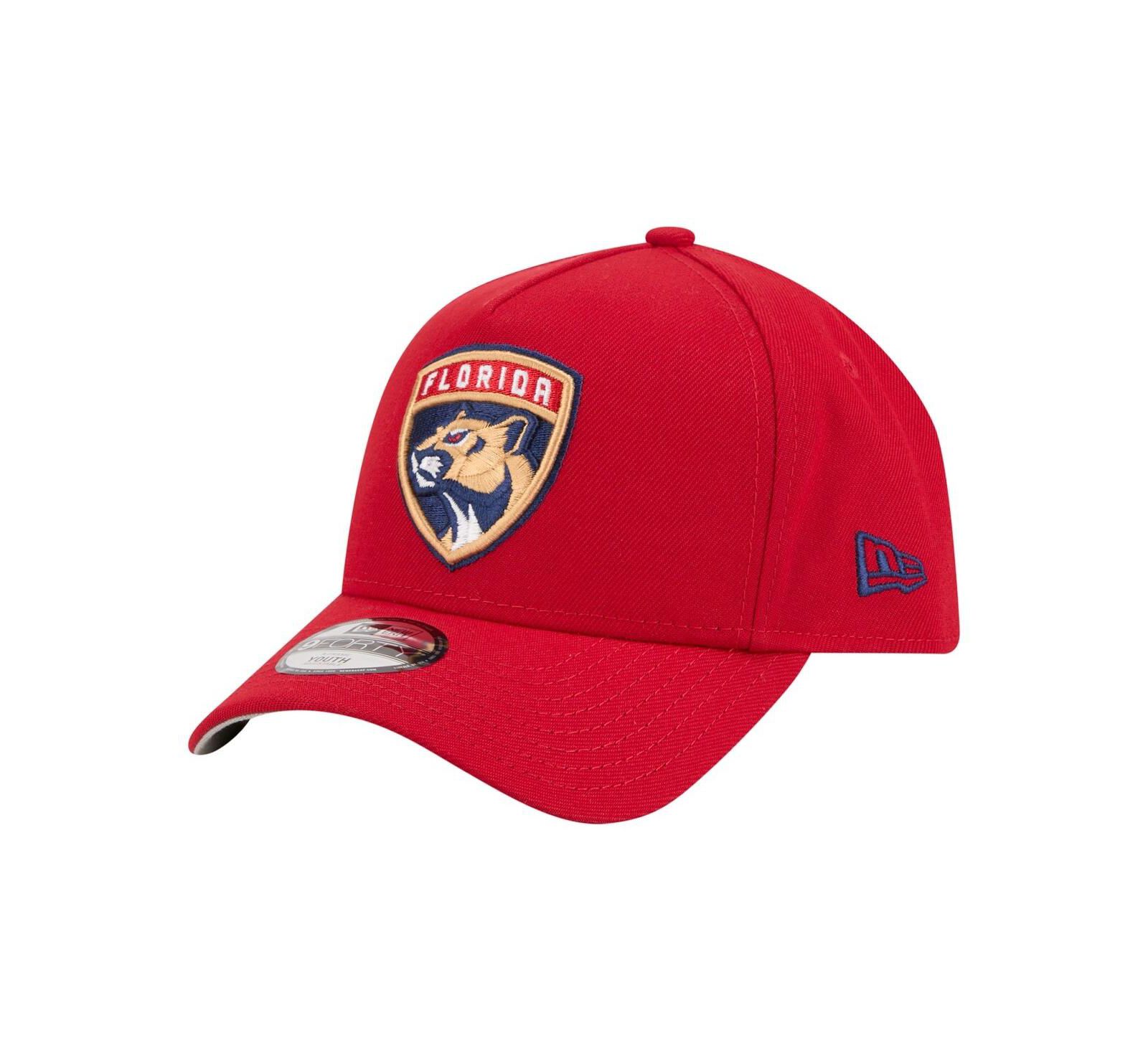 Кепка New Era 9FORTY A-Frame регулируемая для мальчиков и девочек Red Florida Panthers