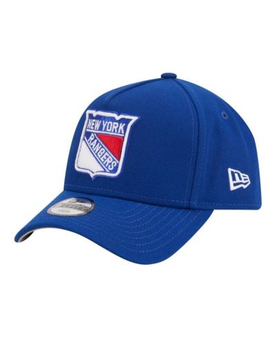 New Era Big Boys and Girls Blue New York Rangers 9FORTY A-Frame Adjustable Hat