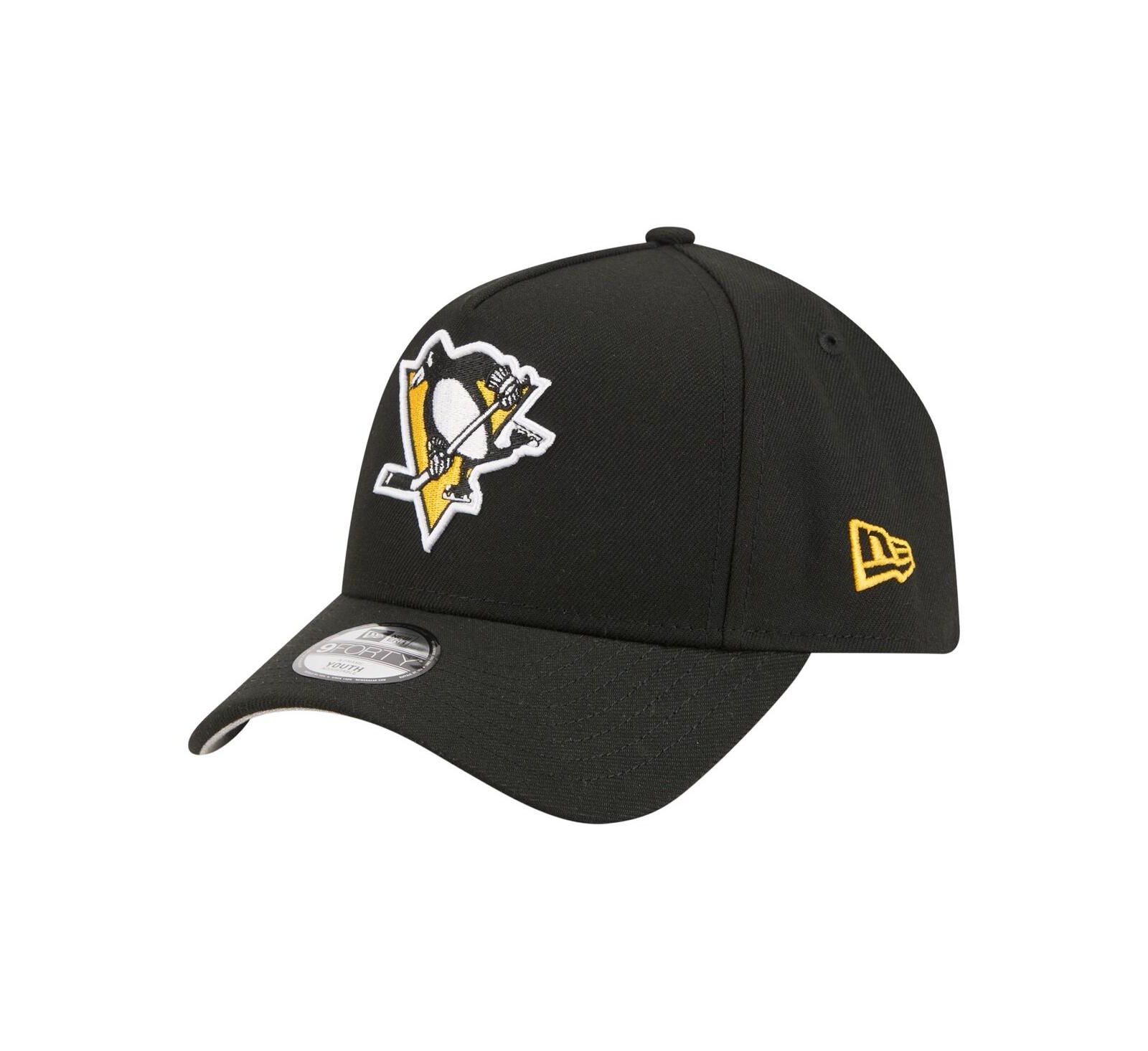 New Era Детская кепка Pittsburgh Penguins 9FORTY A-Frame Adjustable, черная