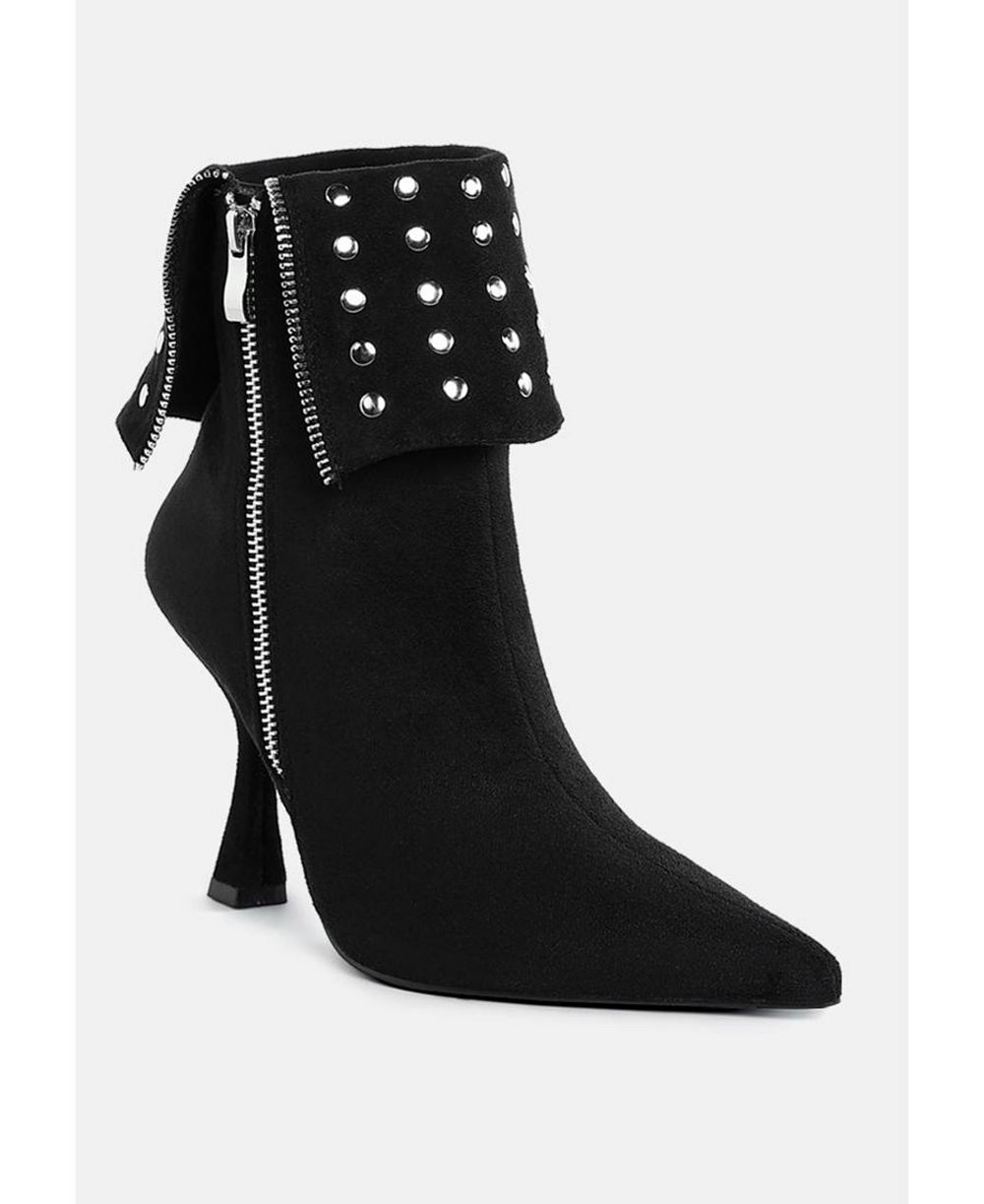 London Rag Women's Kolara Studded Foldover Boots