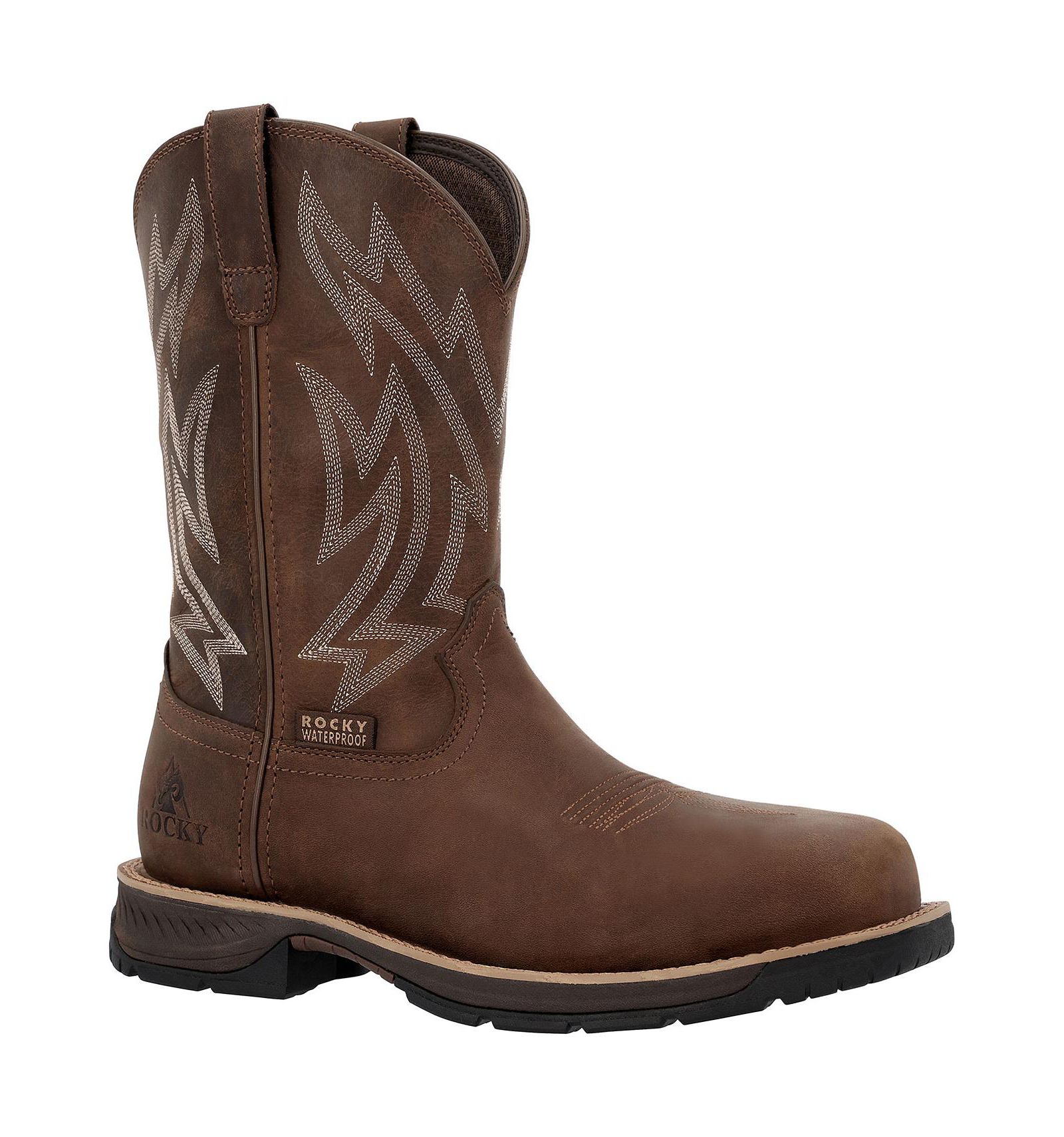 ROCKY Men's Ride LTE Waterproof Western Boot