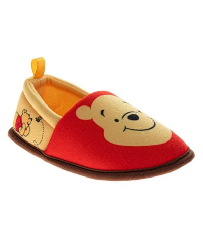 Disney Winnie the Pooh Kids 3 - 11 Slippers Plush, Warm, and Soft House Shoes
