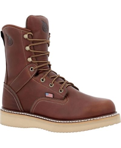 GEORGIA BOOT Men's USA-Made SPR Wedge Work Boot