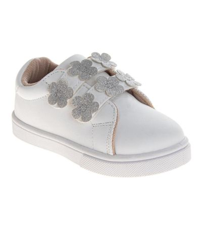Laura Ashley Girls' Toddler Sneakers Casual, Lightweight, and Comfortable Everyday Shoes