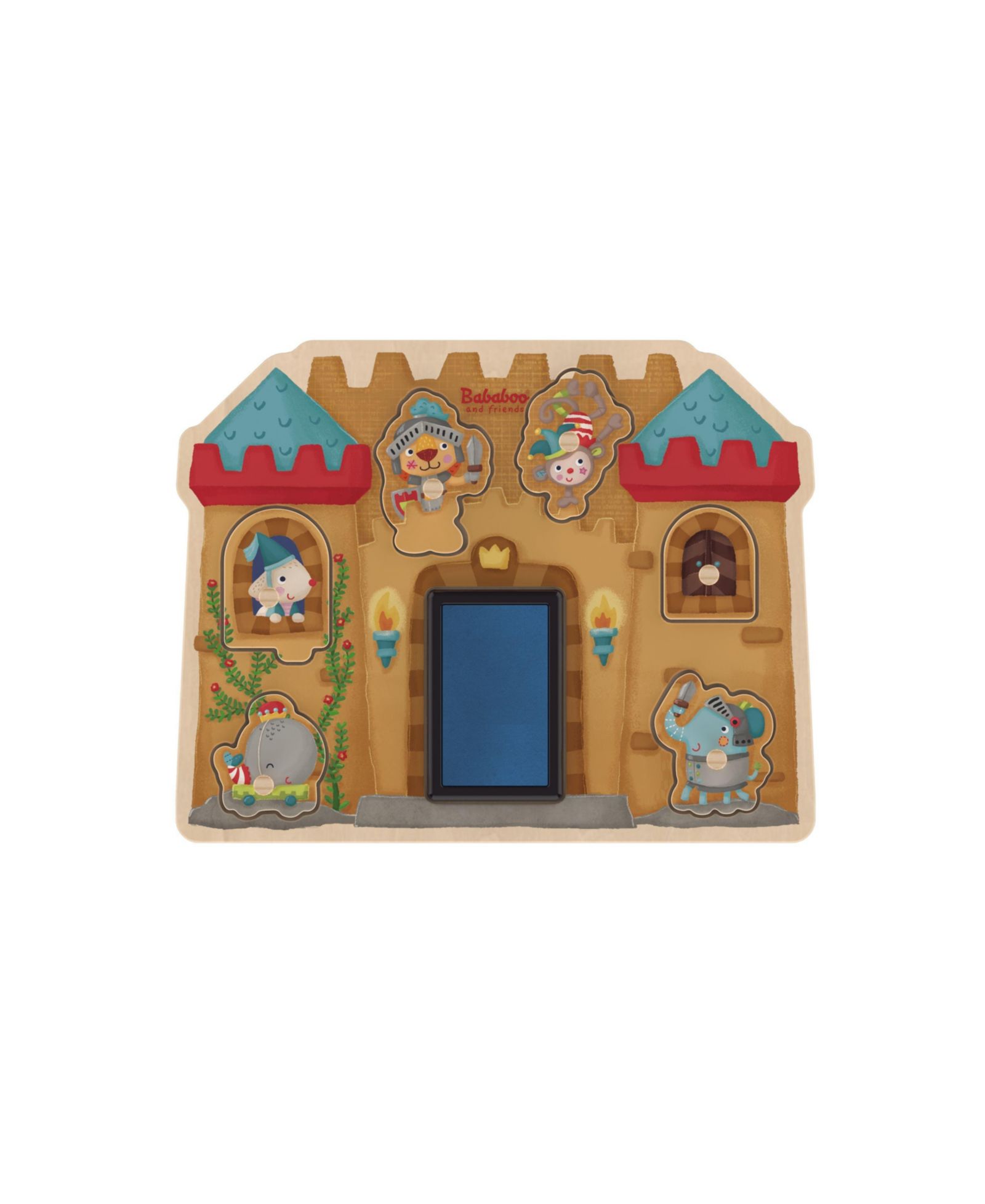 Игровая головоломка Bababoo and friends Lion Castle Stamp Game Puzzle
