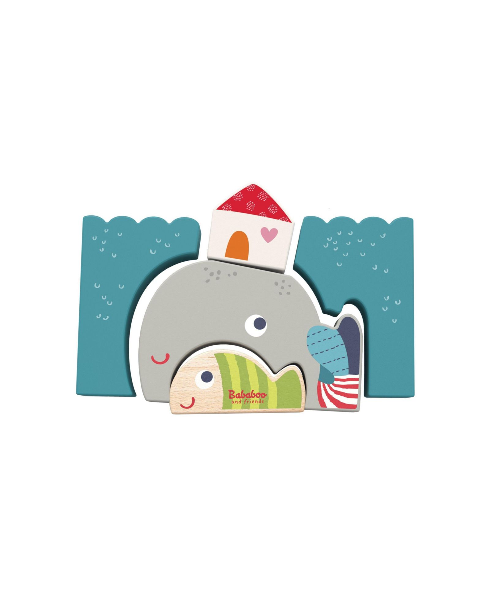 Bababoo and friends пазл Happy Wilma Whale My First Puzzle