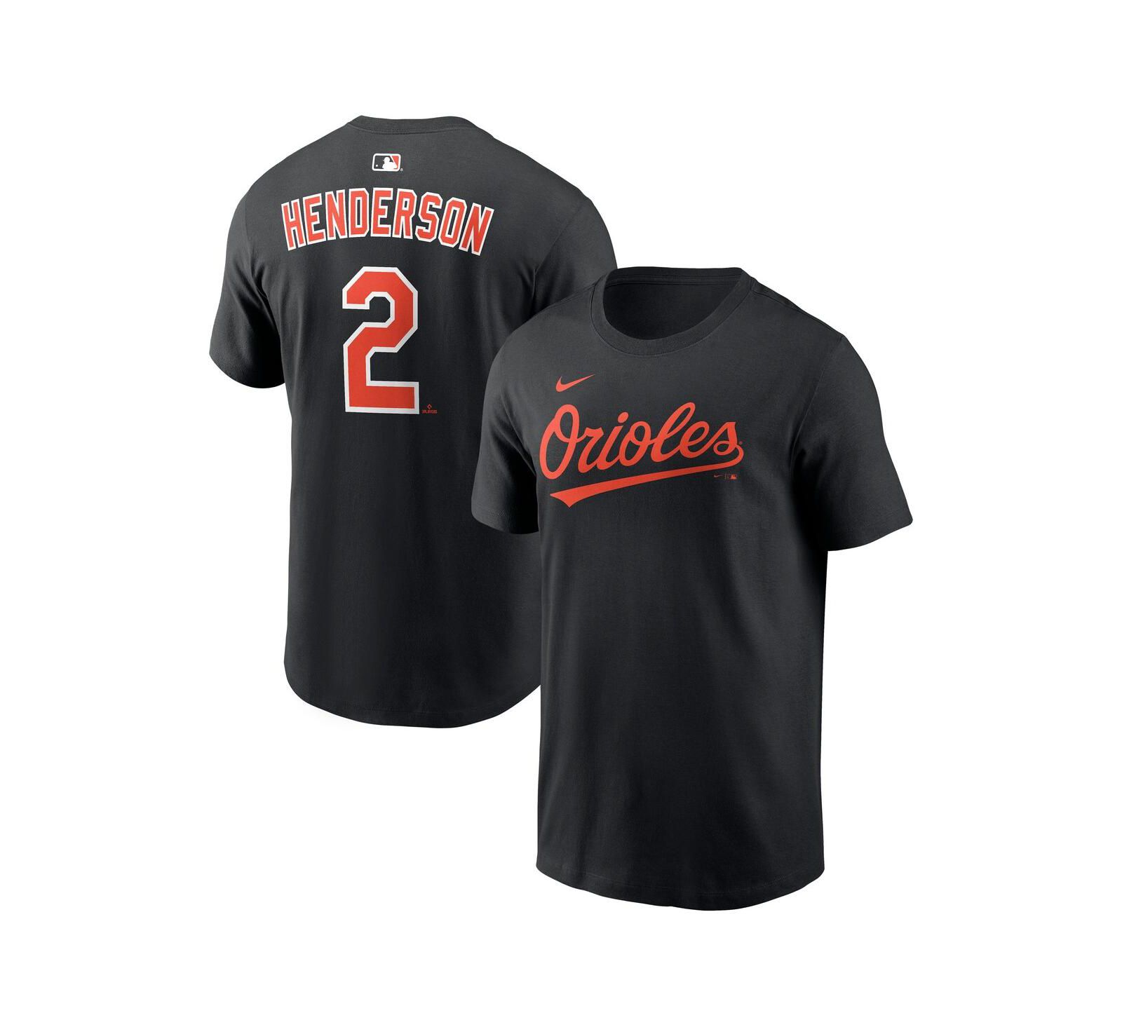 Мужская футболка Nike Black Baltimore Orioles Gunnar Henderson