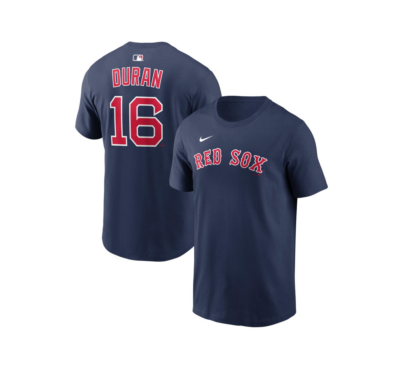 Nike Мужская футболка Boston Red Sox с именем и номером Jarren Duran, темно-синяя